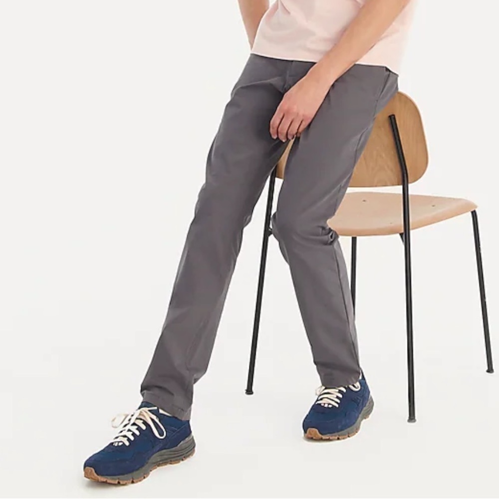 J. Crew 484 Slim fit tech pants AW005 Gray 32/34